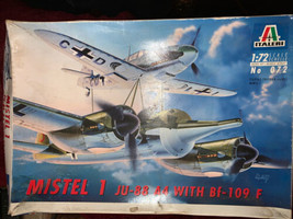 Italeri Mistel 1 JU-88 A4 with Bf-109 F Model 1/72 Kit No 072 - £38.89 GBP