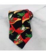 Wild Kingdom Treefrogs A Hoppin&#39; Silk Tie Necktie 1997 - $10.90 CAD