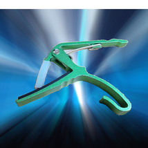 Classic Guitar Quick Change Clamp Key GREEN Guitar Capo Acoustic Electric~FREE - £12.89 GBP