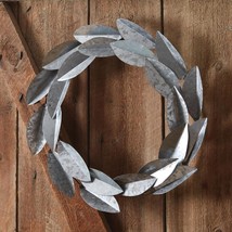 Farmhouse Metal Magnolia Wreath - Country Fall Harvest - £39.63 GBP