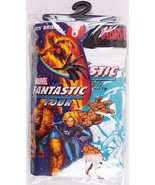 NIP Hanes Marvel Fantastic Four 100% Cotton Boy&#39;s Briefs, 3 Pack, Size 4... - $11.03