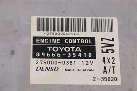 Toyota 4x2 A/T 5VZ ECM ECU PCM Engine Control Module Computer 89661-35410 image 3