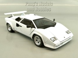 1985 Lamborghini Countach LP 5000 1/24 Scale Diecast Model by Welly - White - £23.38 GBP