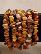 Mookaite Natural Stone Stretch Bracelet - $5.00