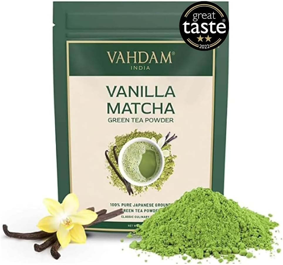 VAHDAM Japanese Vanilla Matcha Green Tea Powder (100G) | Premium Matcha ... - $16.14+