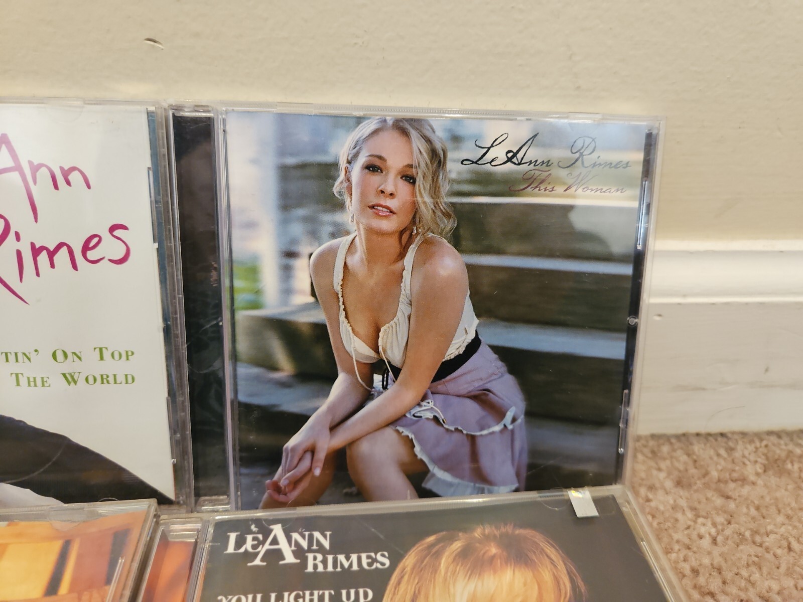 Lot de 4 CD LeAnn Rimes : Sittin' on Top of the World, This Woman, Blue, You Item image 3