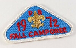 Vintage 1972 PB Fall Camporee Blue Silver Border Boy Scouts of America BSA Patch - £9.34 GBP