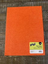 Pop! Felt Sheet 9x12” Orange - $11.76