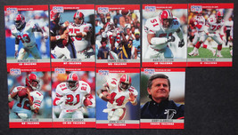 1990 Pro Set Series 1 Atlanta Falcons Team Set of 9 Football Card - £1.98 GBP
