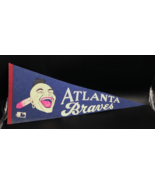 Vintage 1960s Atlanta Braves Pennant MLB Baseball 12x29 - $65.16