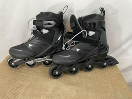 ZetraBlade Womens 11 Black Inline Skates 80mm Wheels Rollerblades with Pads - £77.68 GBP