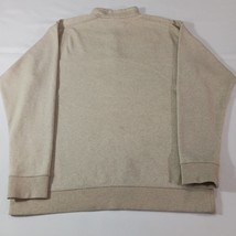 Columbia AM6771 Men’s Tan/Beige 1/4 Zip Fleece Pullover Outdoor Sweatshirt Sz L image 2