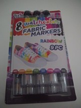 Tulip Watercolor Fabric Markers - 8 Rainbow Colors - Brush Tip Includes ... - £10.08 GBP