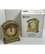 Vintage Howard Miller Quartz Clock New In Box 5.25” Gold Finish With Box - £15.35 GBP