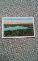015 VTG Postcard Mountain Lake Singing Tower Lake Wales Florida 1941 Winter Have - £6.29 GBP