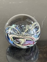 Vintage Milropa Studios 1978 Art Glass Paperweight Numbered SW567 - £78.34 GBP