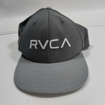RVCA Snapback Hat Gray / Gray Embroidered Logo - One Size fits Most - $12.86