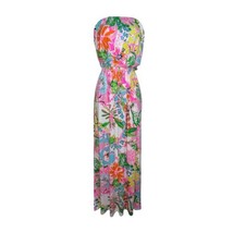 Lilly Pulitzer x Target Maxi Long Dress Nosey Posey Strapless Floral Siz... - £40.12 GBP