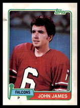 1981 Topps #367 John James Atlanta Falcons - £1.39 GBP