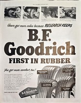 B.F. Goodrich First In Rubber You get more comfort 1948 Vintage Print Ad - $11.53