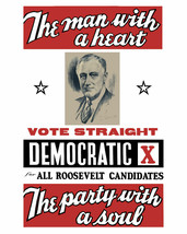 FRANKLIN D. ROOSEVELT 8X10 PHOTO PICTURE DEMOCRAT PRESIDENT POLITICAL CA... - $4.94