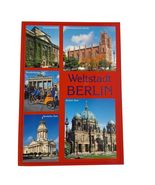 Postcard Weltstadt Berlin Friedrichswerder Church German Cathedral Chrome - $4.88