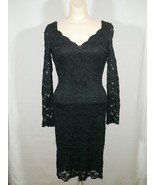 Vintage Molly Malloy Evening Dress Black Lacey Women’s size 4 - £31.31 GBP