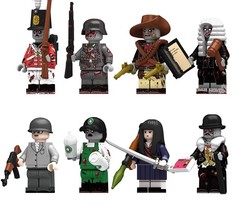 8pcs Zombie Series Season 2 Judge Cowboy Building Block Toys Gift for Kids - $430.99 MXN