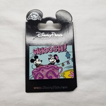 Disney Parks Pin Mickey Mouse &amp; Minnie on Mad Tea Cups Party &quot;Whoosh!&quot; - £17.40 GBP