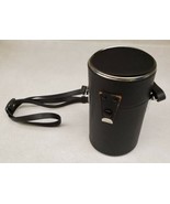 Vintage Vivitar Hard Lens Case With Strap For 5&quot; Long &amp; 2.25&quot; Diameter LENS - $19.60