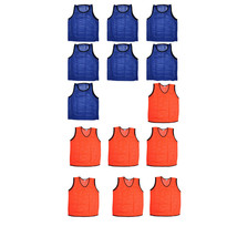 Scrimmage Team Training Pinnies Vests Blue Orange 3XL Soccer Football Ba... - £31.06 GBP