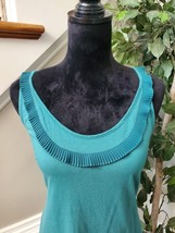 Gap Women&#39;s Green Cotton Scoop Neck Sleeveless Casual Top Blouse Size X-... - $23.00