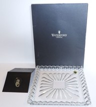 EXQUISITE WATERFORD CRYSTAL PRESAGE 9&quot; SQUARE TRAY IN BOX - £68.49 GBP