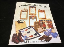 Country Clipboards Vol 2 by Helan Barrick Decorative Painting Craft Pattern Book - £9.26 GBP