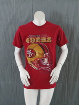  San Francisco 49ers Shirt (vTG) - Helmet with Golden Gate Bridge - Mens... - £38.39 GBP