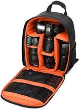 Waterproof Slr/Dslr Camera Backpack Shoulder Bag Travel Case For, Medium, Orange - $35.99