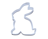6x Bunny Outline 1 Fondant Cutter Cupcake Topper 1.75 IN USA FD216 - £5.52 GBP