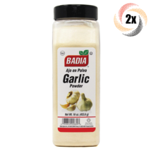 2x Pints Badia Garlic Powder Seasoning | 16oz | Gluten Free! | Ajo En Polvo - £22.34 GBP