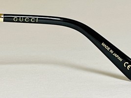 GUCCI 0289 Gold Brown Web Stripe Pilot Logo Unisex Eyeglasses 51mm GG0289O 002 - £379.85 GBP