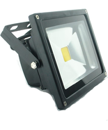 Ultra Bright White LED Security Floodlight Lamp High Power Black Case Wa... - $519.09 MXN