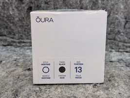 New/Sealed Oura Ring Gen 3 / Style: Heritage / Color: Black / Size: 13 (I) - $3,801.18 MXN