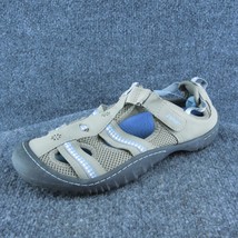 Jsport Regatta Women Fisherman Sandal Shoes Tan Textile Size 10 Medium - $24.75