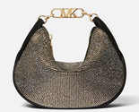 Michael Kors Kendall Leather and Rhinestone Small Pouchette Women Bag - $112.19