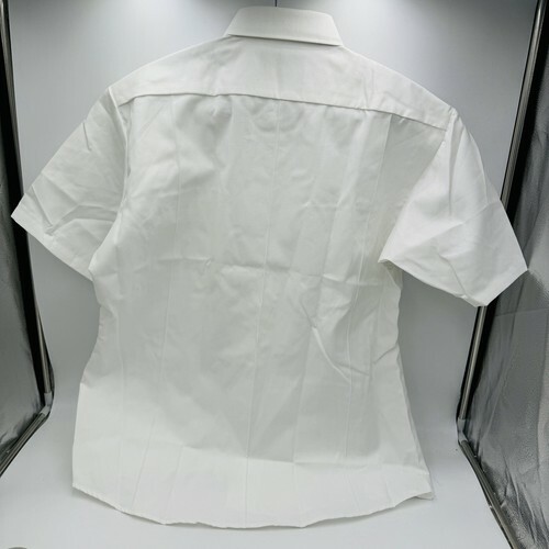 NEW Marlow White Shirt MEN'S TAPERED BODY SHORT SLEEVE, TYPE 1 RN#62573 Size 17 Item image 7