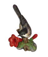 Black-Capped Chicadee Franklin Mint Bird Figurine  Mint 1986 - $24.99