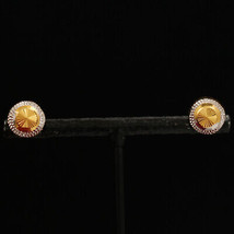 22 Karat Hallmark Strong Gold 0.9cm Teardrop Earrings Niece Handmade Jewelry - £300.92 GBP