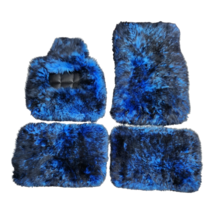 Genuine Blue Black Tip Sheepskin Floor Mats for Rolls Royce Spectre Wraith Dawn - £1,303.50 GBP