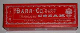 Barr Co Soap Shop Shea Butter Hand &amp; Body Cream Grapefruit 3.4 oz Tube New Box - £10.81 GBP