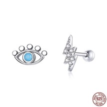 Real 925 Sterling Silver Butterfly Animal Flower Ear Studs for Women Exq... - £9.45 GBP