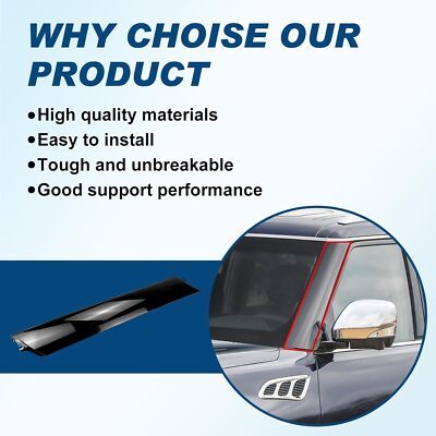 JUMOPARS Front Left Windshield A-Pillar Trim Molding Compatible with Infiniti Item image 6